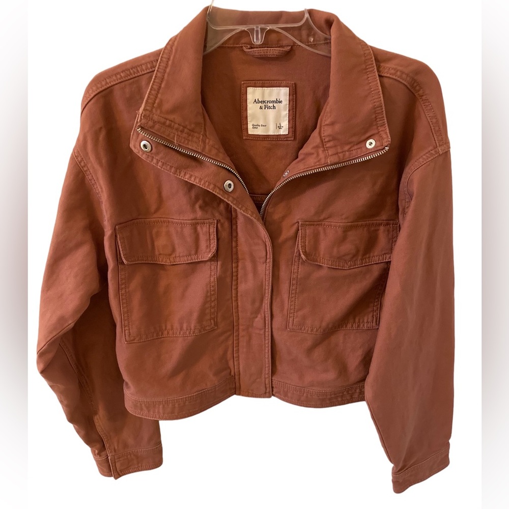 Abercrombie & Fitch Terracotta Utility Jacket